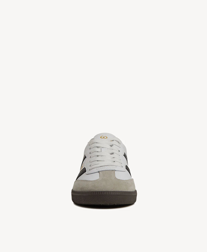 Goodsole 2001 Parallel White/Black Mens Leather Sneaker