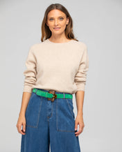 Load image into Gallery viewer, Boom Shankar Flower Belt Peacock Suede
