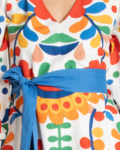 Load image into Gallery viewer, Boom Shankar Quinn Linen Dress Tuscan Garden
