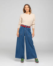 Load image into Gallery viewer, Boom Shankar Flower Belt Sienna Red Suede
