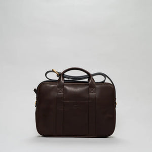 ATKM Marquis Leather Briefcase Australian Chestnut