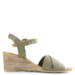 Bueno Josie Wedge Heels Brook Leather