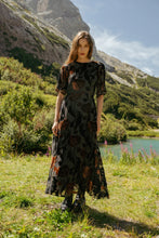 Load image into Gallery viewer, Traffic People Burnout Millie Dress Black
