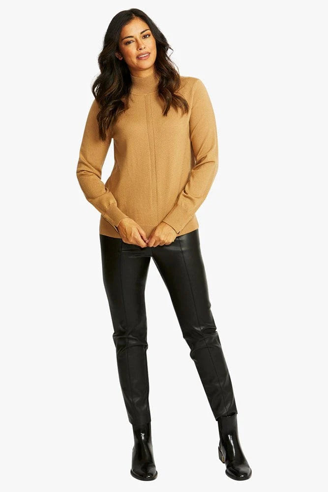 Ping Pong Merino Turtle Neck Pullover Butterscotch