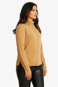 Ping Pong Merino Turtle Neck Pullover Butterscotch