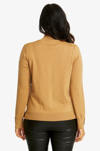 Ping Pong Merino Turtle Neck Pullover Butterscotch