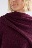 ELK Fine Agna Scarf Merlot