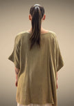 Tibet House LC01 Anjuna Cotton Poncho Olive