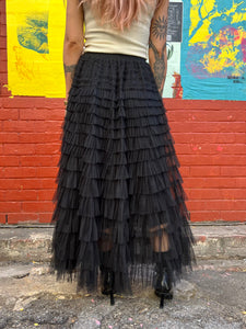 Trio Rouge Beth Tulle Skirt Black