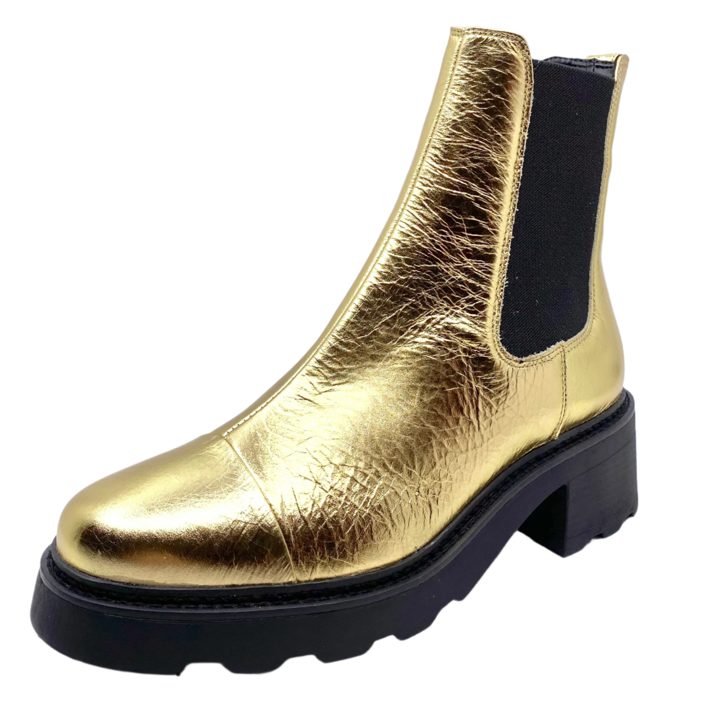 Carrano Ruby Spechio Amassado Gold Leather