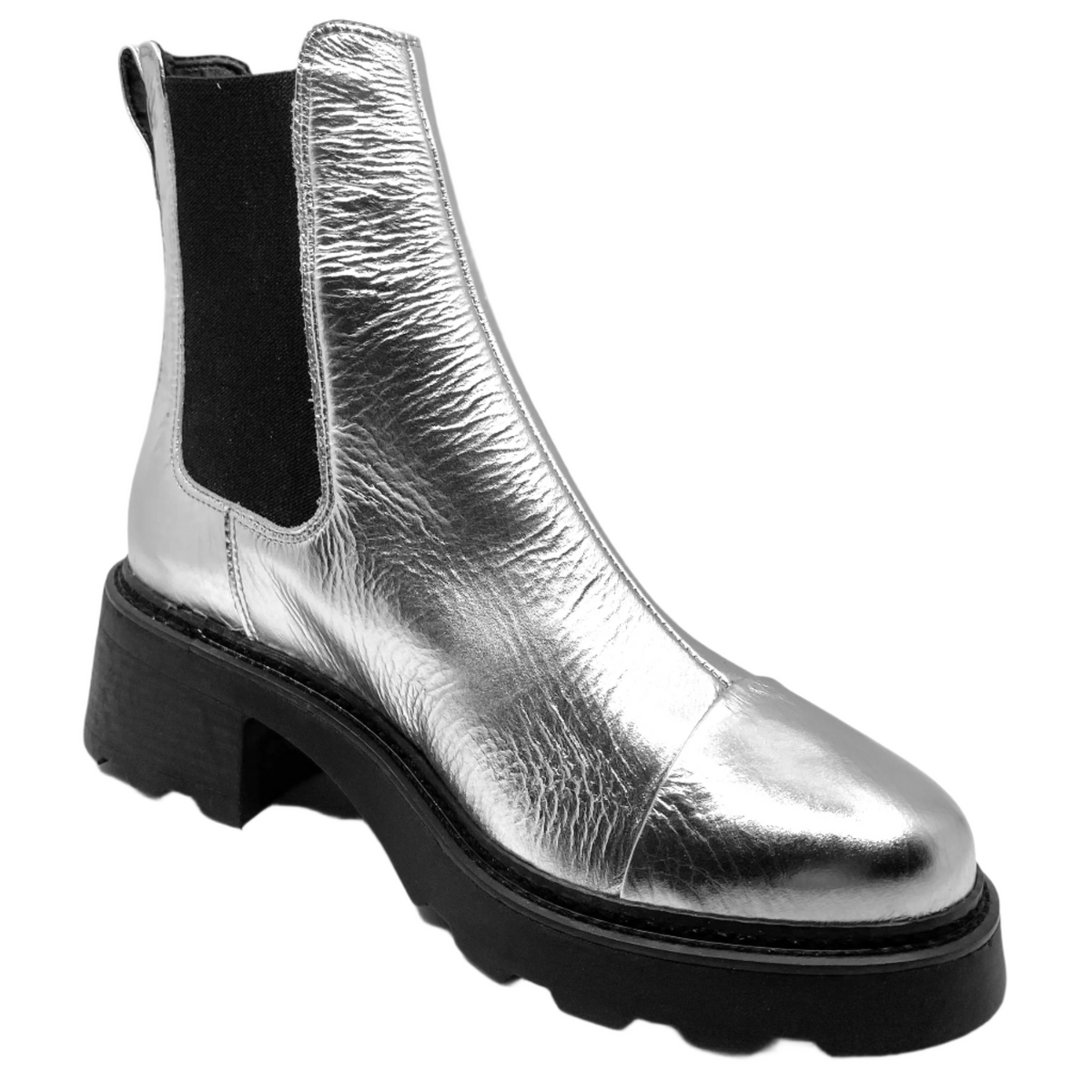 Carrano Ruby Spechio Amassado Silver Leather