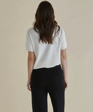 Load image into Gallery viewer, Betty Basics Robbie Knit Tee Cream
