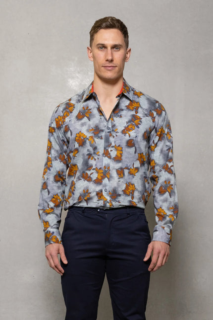 Cutler & Co Blake L/S Shirt Copper