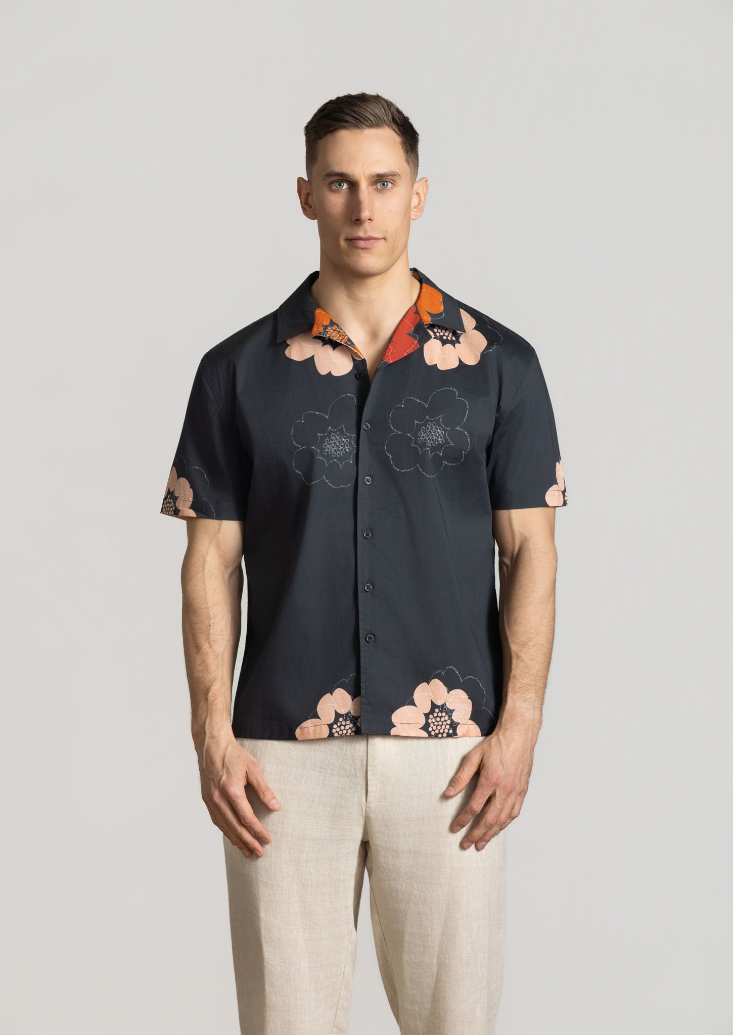 Cutler & Co Will Short Sleeve Shirt Deep Navy