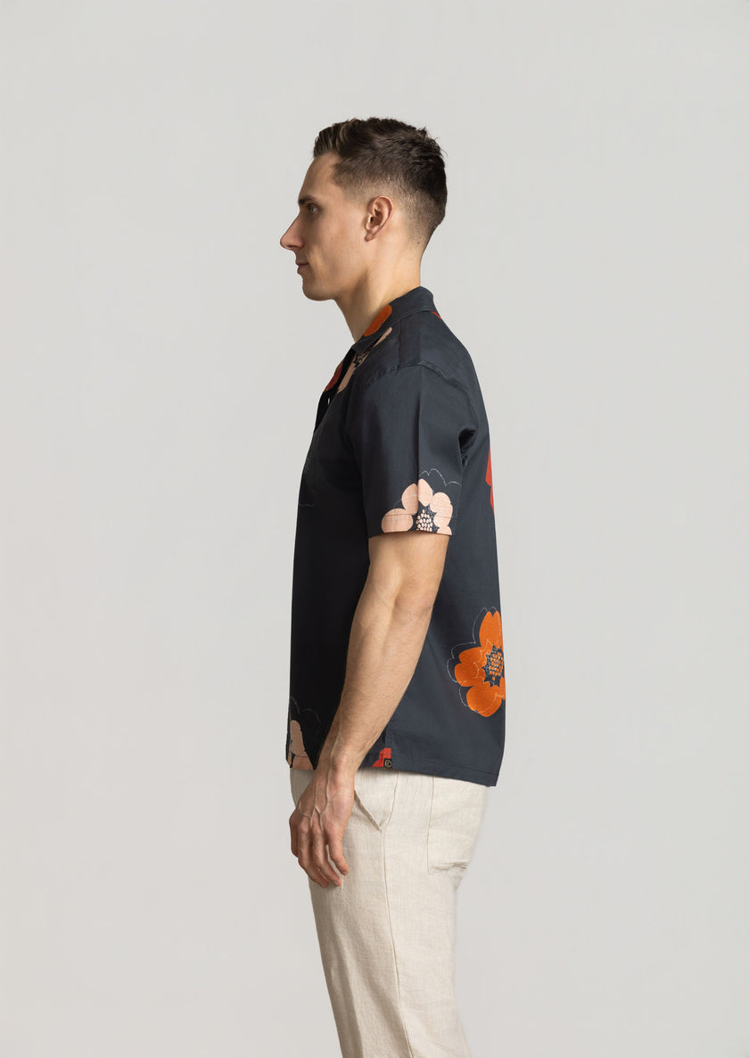 Cutler & Co Will Short Sleeve Shirt Deep Navy