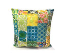 Anna Chandler Velvet Cushion Square 70's Green