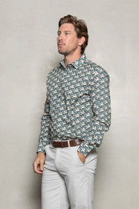 Cutler & Co Nigel L/S Shirt Stormy Seas