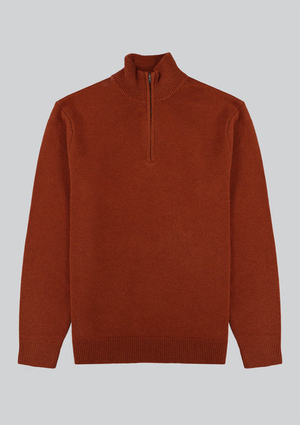 Cutler & Co Robin Half Zip Knit Spice