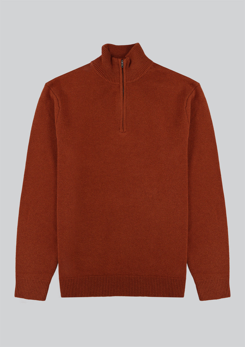 Cutler & Co Robin Half Zip Knit Spice