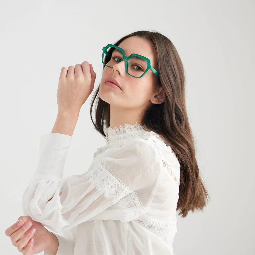 Captivated Eyewear Maya Readers Green