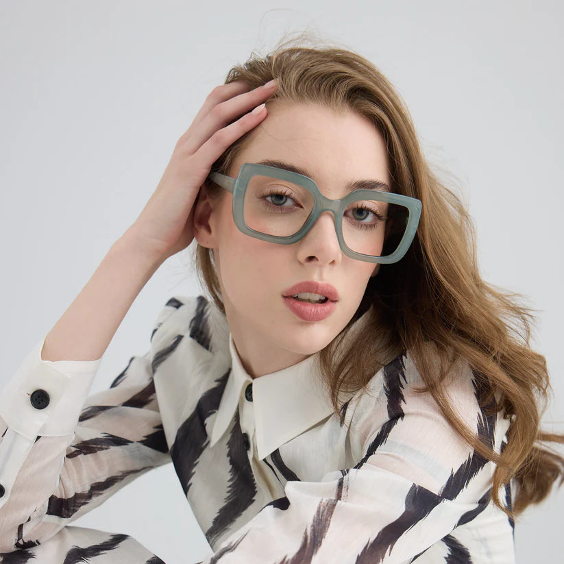 Captivated Eyewear Aria Readers Green