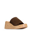 EOS Caria Wedges Chestnut Suede