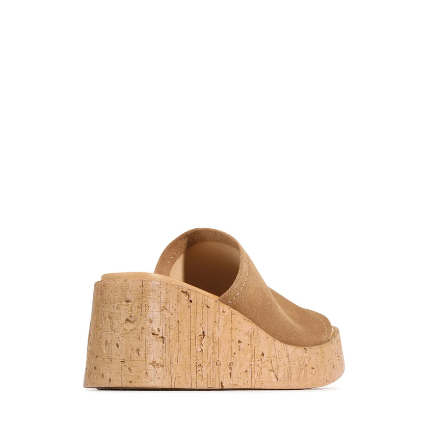 EOS Caria Wedges Tan Suede