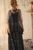Miss Rose Sister Violet Chantilly Lace Edged Top Mist