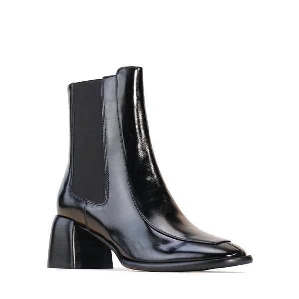 EOS Charcoal Chelsea Boots Black Leather