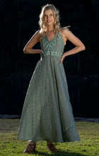 Load image into Gallery viewer, Cienna Bimini Tie Back Halter Dress Green
