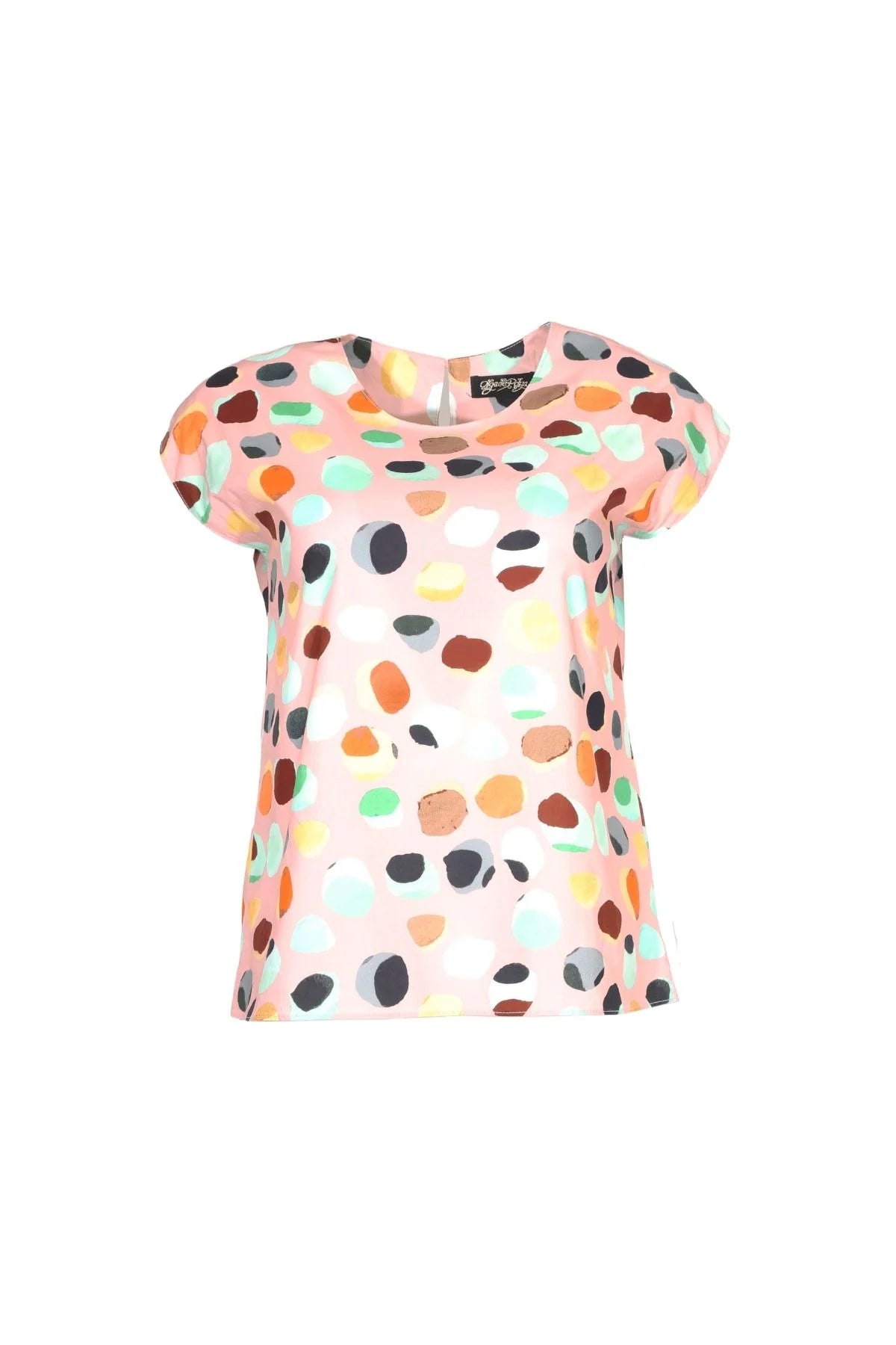 Olga De Polga Confetti Tee Pink Cotton