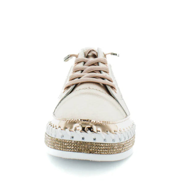 Just Bee Cristel Rose Gold Smooth Leather
