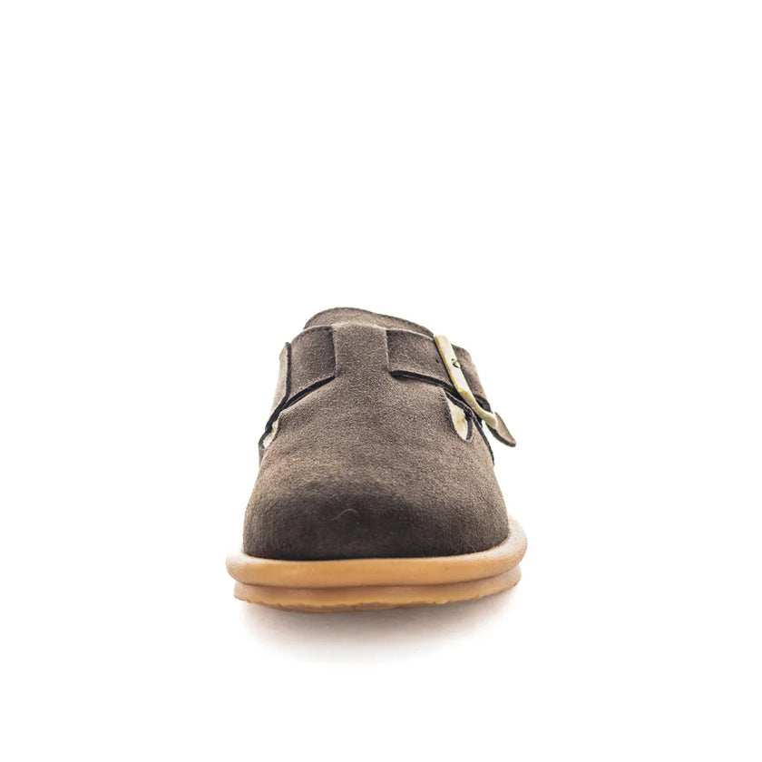 Just Bee Cubby Clogs Chocolate Suede