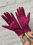 Cinnamon Creations GL031 Faux Leather Glove Burgundy