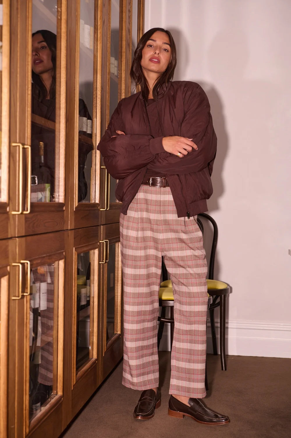 Barry Made Brick Pant Camel Check