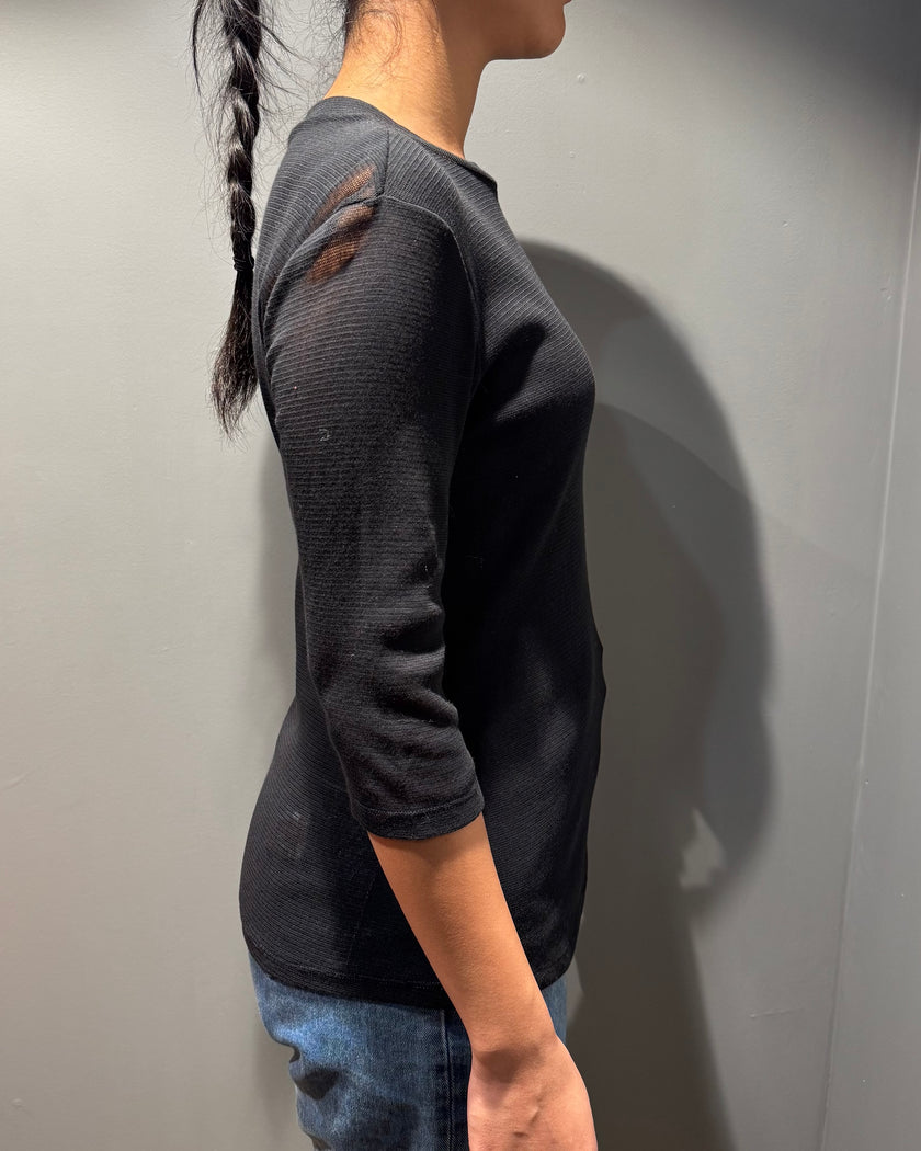 M. A. Dainty Meadow Top Black
