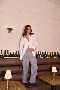 Barry Made Brick Pant Grey Check