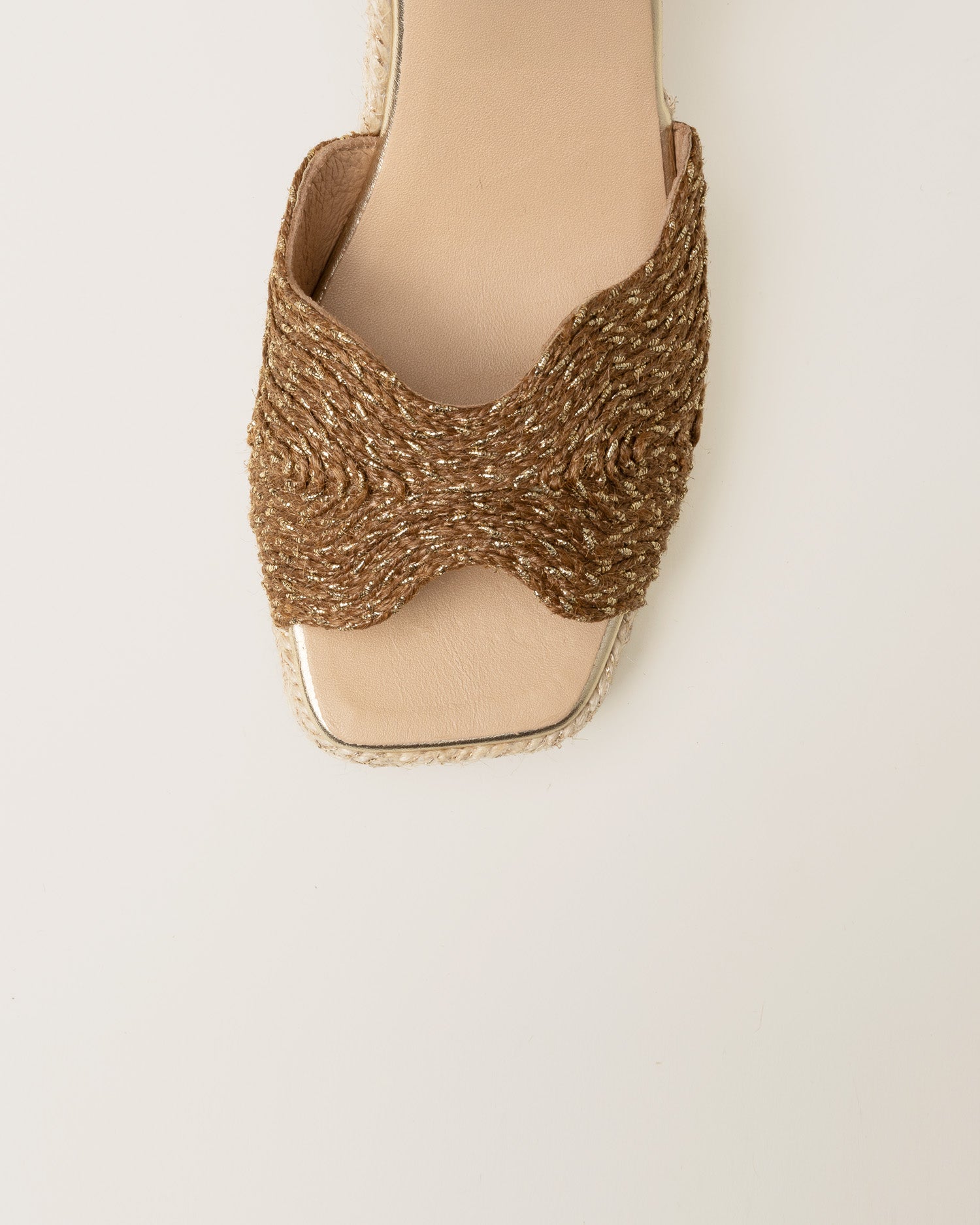 Gaimo Darian Espadrille Heels Moka/ Platino