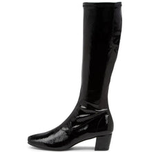 Load image into Gallery viewer, Django &amp; Juliette Hayleys Black Stretch Patent
