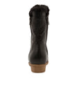 Django & Juliette Rudo New Black Leather Black Fur