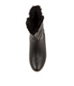 Django & Juliette Rudo New Black Leather Black Fur