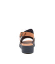 Django & Juliette Madis Navy/ Dark Tan Leather