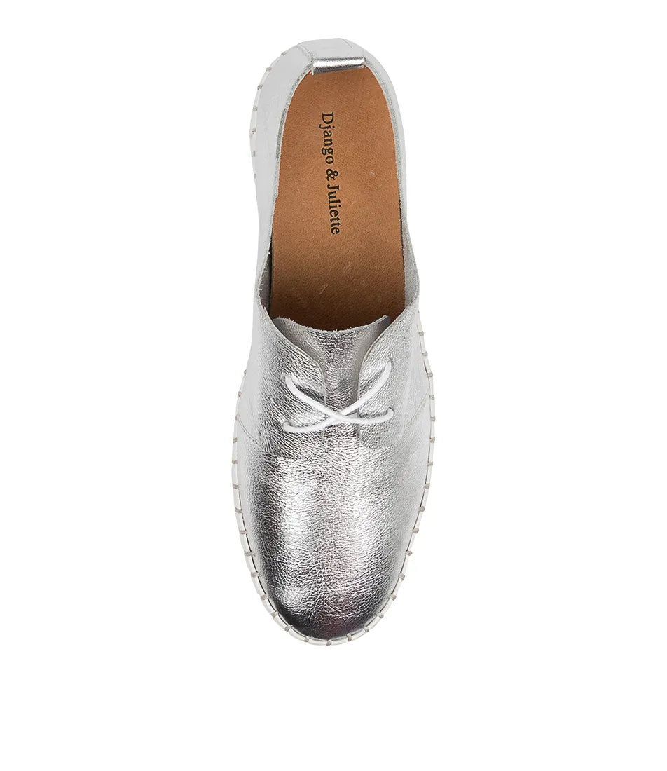 Django & Juliette Brenda Silver Leather