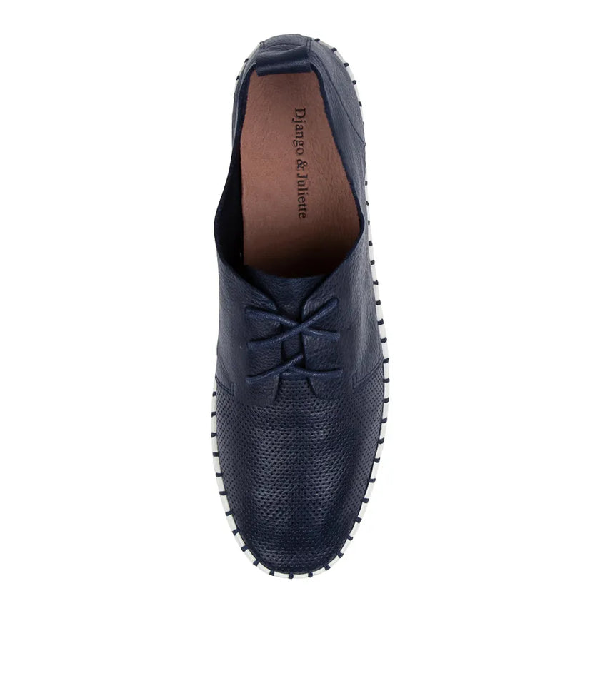 Django & Juliette Batu Navy Leather