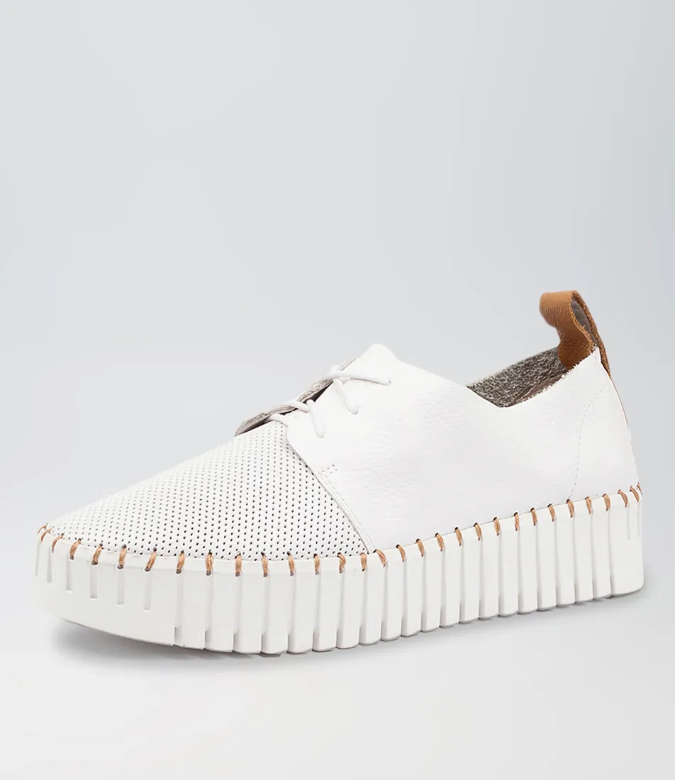 Django & Juliette Batu White/Dk Tan