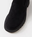 Django & Juliette Zina Knee High Boots Black Stretch Microsuede