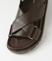 Django & Juliette Ubari Sandals Chocolate Leather