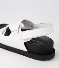 Load image into Gallery viewer, Django &amp; Juliette Urad White Leather Black Sole
