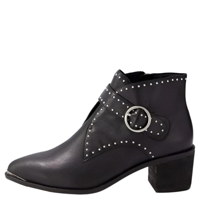 Django & Juliette Hommes Black Leather