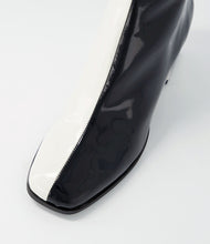 Load image into Gallery viewer, Django &amp; Juliette Waroni Black/Ivory Patent
